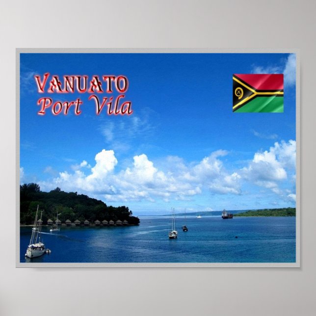 Port Vila - Natural Harbour - Vanuatu - Poster (Front)