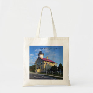 Port Washington Lighthouse tote bag