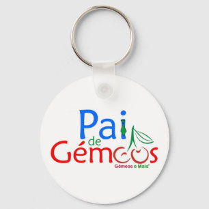 Porta-chaves Pai de Gémeos Key Ring
