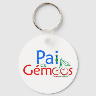Porta-chaves Pai de Gémeos Key Ring