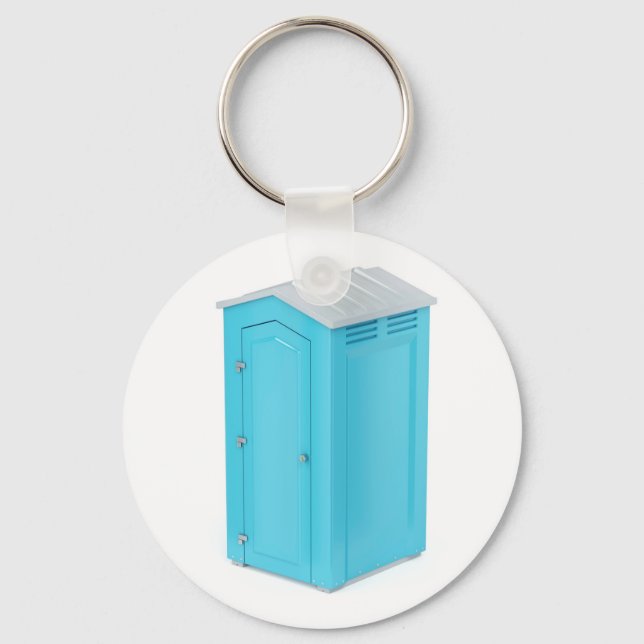 Portable chemical toilet key ring (Front)
