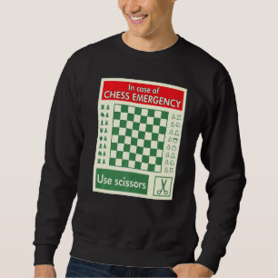 Portable Emergency Travel Chess Board  1 Sweatshirt