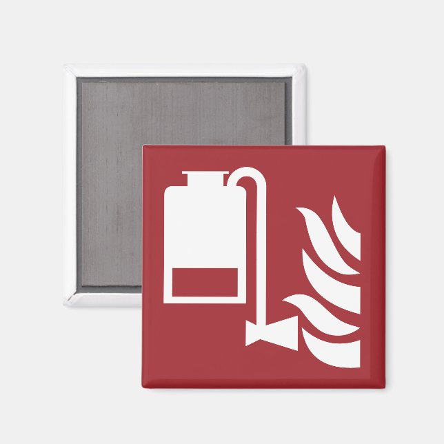 Portable Foam Applicator Unit Safety Sign Magnet (Front/Back)