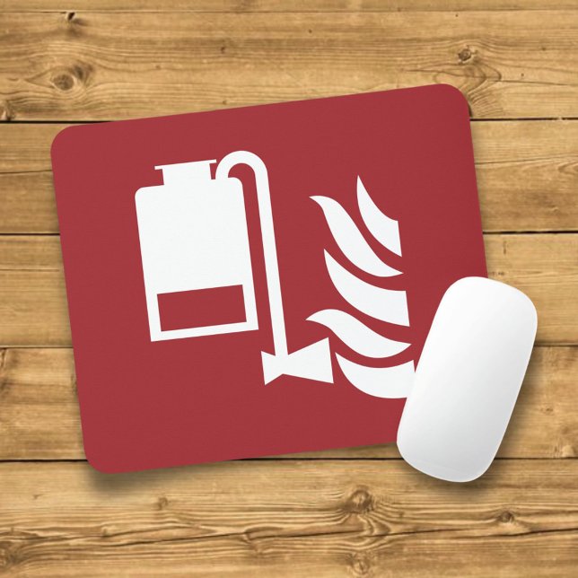 Portable Foam Applicator Unit Safety Sign Mouse Pad (Creator Uploaded)