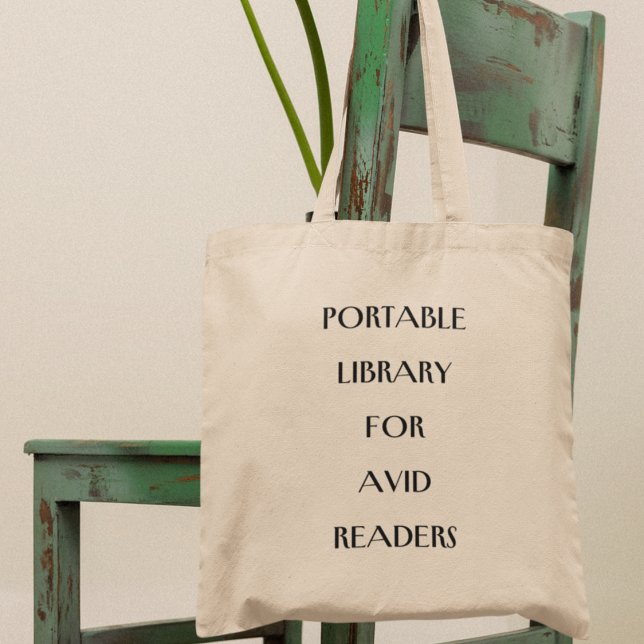Portable Library Book Lovers Librarian Gift Tote Bag (Shop now and elevate your reading experience!)