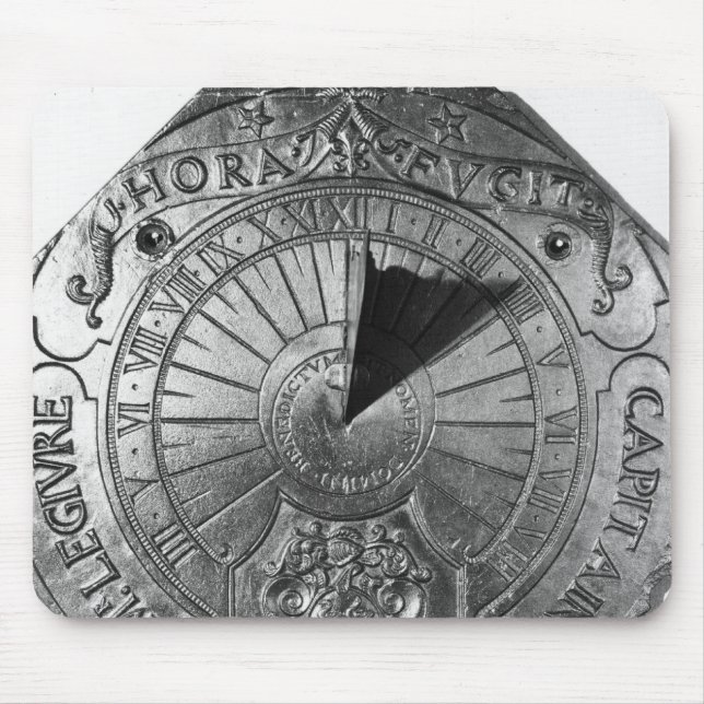 Portable Sundial, from Sierk Castle  1756 Mouse Pad (Front)