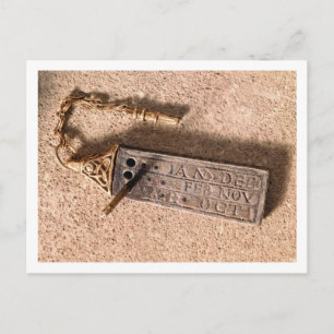 Portable sundial, silver and gold, 10th century (d postcard