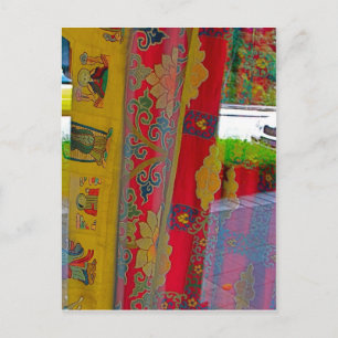 Portable temple curtains postcard