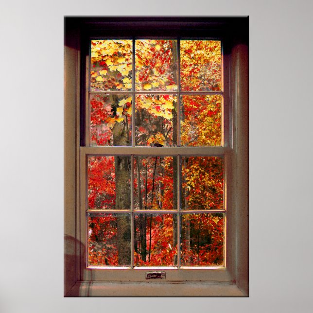 Portable Window AUTUMN Scene Poster (Front)