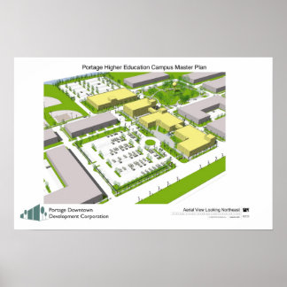 Portage Campus Plan Poster