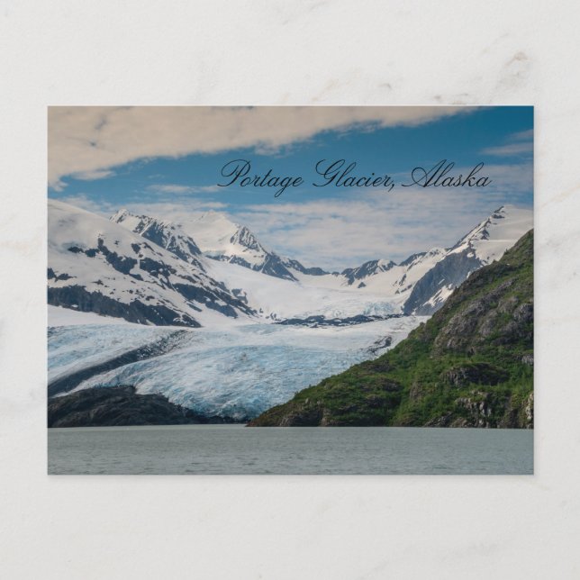 Portage Glacier  Alaska Postcard (Front)