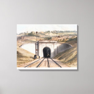 Portal of Brunel's box tunnel near Bath Canvas Print