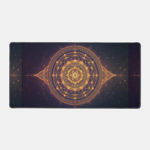Portal of the Infinite Light – A Sacred Mandala Desk Mat
