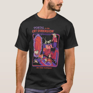 portal to the cat dimension Halloween T-Shirt