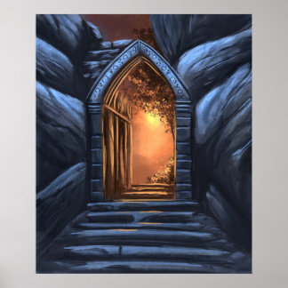 Portal to the fantasy world poster