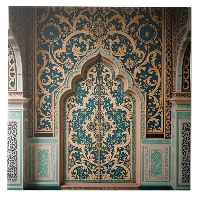 Portal to the Gilded Garden Tile (Front)
