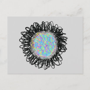 Portal with colourful Weave Art ESS 1st Dec 2017 Postcard