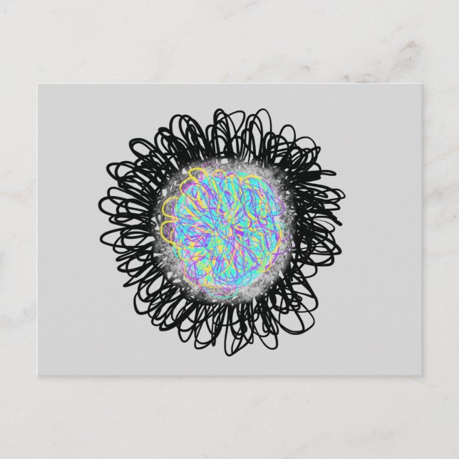 Portal with colourful Weave Art ESS 1st Dec 2017 Postcard (Front)