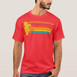 PortAlfredBagotville Quebec Canada Vintage Distres T-Shirt
