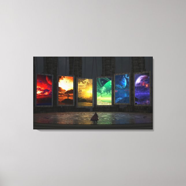 Portals Triptych Canvas Print (Front)
