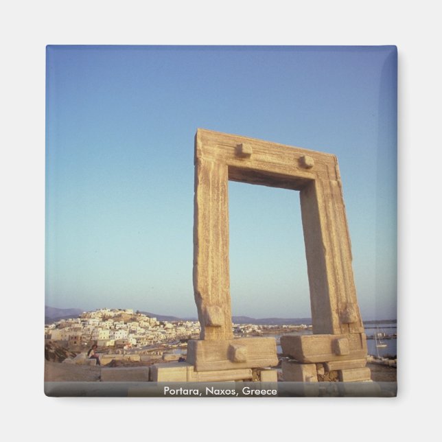 Portara, Naxos, Greece Magnet (Front)