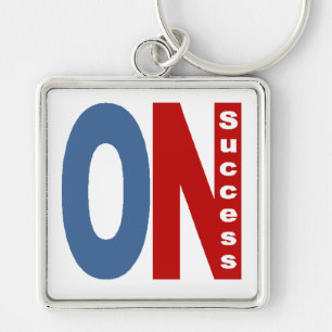 Porte-clé grand carré Premium ONTARIO SUCCESS Key Ring