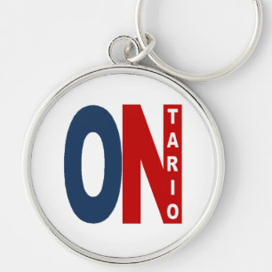 Porte clé rond Premium ONTARIO Key Ring