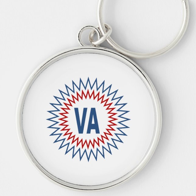 Porte - clé  rond Premium  SOLEIL  VIRGINIA Key Ring (Front)