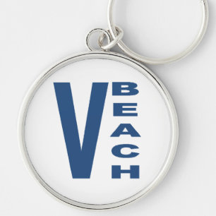 Porte-clé rond Premium VIRGINIA BEACH Key Ring