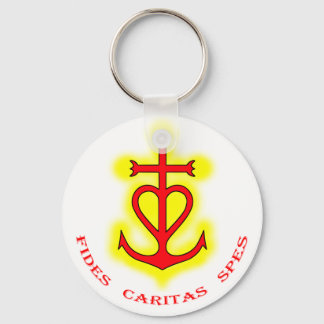 Porte-clef Croix camarguaise (Fides Caritas Spes) Key Ring