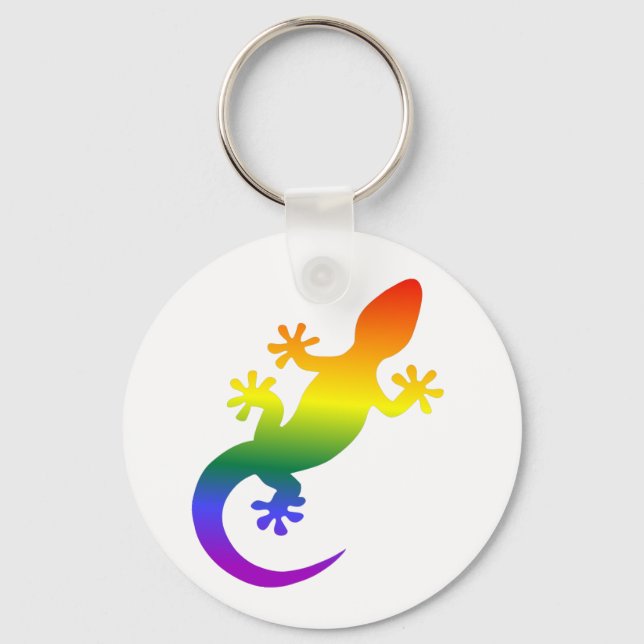 Porte-clés Gecko rainbow Key Ring (Front)