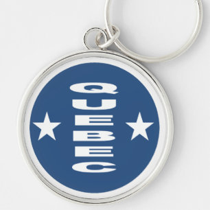 Porte-clés rond Premium  QUEBEC  Key Ring