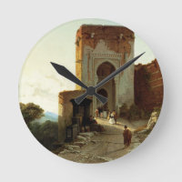Porte de Justice, Alhambra, Granada (oil on canvas