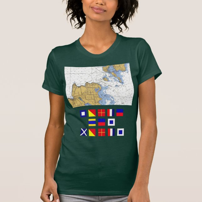 Porte Des Morts, WI Deaths Door, Nautical T-shirt (Front)