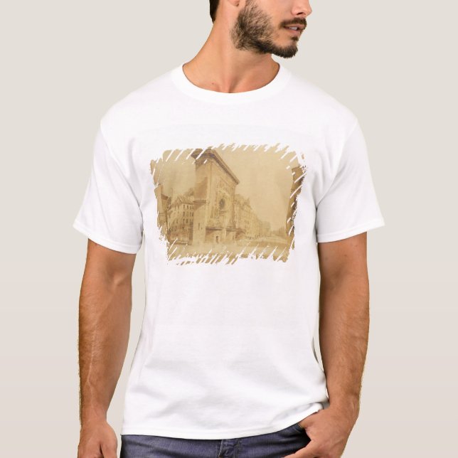 Porte St Denis, Paris (w/c) T-Shirt (Front)