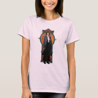 PORTENTINA GOLDSTEIN™ Art Deco Panel T-Shirt