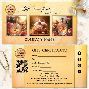 Portfolio Artistic Feminine Gift Certificate