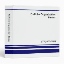 Portfolio Organisation Binder 1.5" - Custom Logo