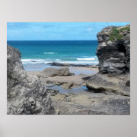Porth Beach Newquay Cornwall Photograph