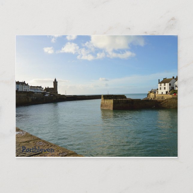 Porthleven Cornwall England Postcard (Front)