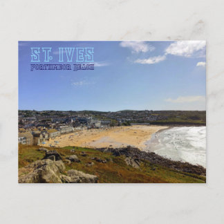 Porthmeor Beach - St. Ives - Cornwall Postcard
