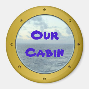 Porthole 2 Cabin Marker Magnet