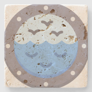 Porthole Stone Coaster