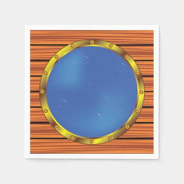 Porthole Window Paper Napkins (Front)