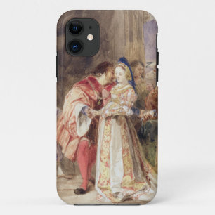 Portia and Bassanio, c.1826 (w/c, brown ink, bodyc Case-Mate iPhone Case