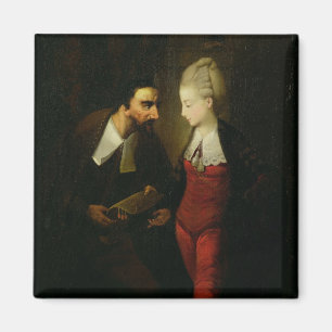 Portia and Shylock from 'The Merchant of Venice' A Magnet