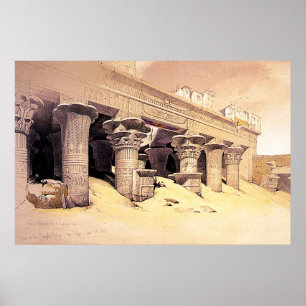 Portico of the Temple of Edfou Roberts/Haghe Art Poster