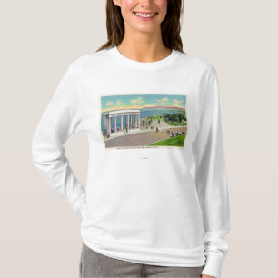 Portico over Plymouth Rock View of Plymouth T-Shirt