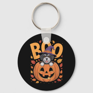 Portie Costume On Pumpkin Halloween Portuguese Key Ring