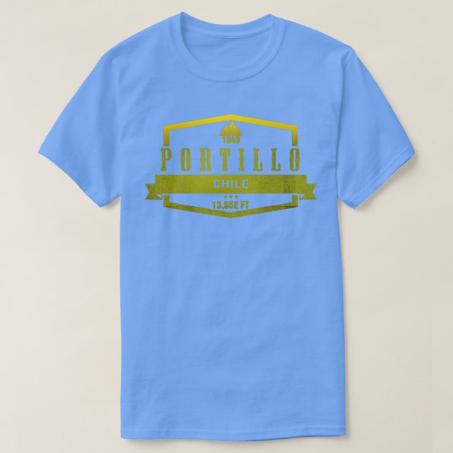Portillo Ski Resort Chile T-Shirt (Design Front)
